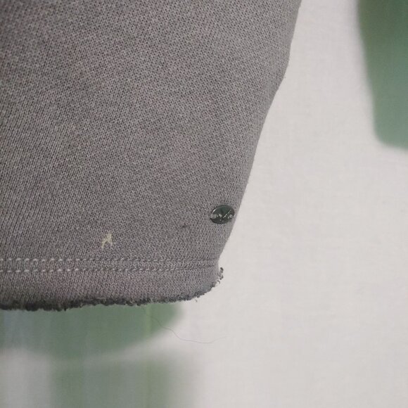 American Eagle sweatshirt women's pullover 3/4 sleeve grey Small - Picture 8 of 8